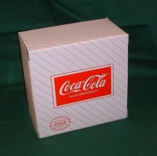 Coca Cola Cavanagh Collection Santa Ornament 1995 Coke