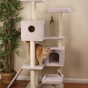 Cat Tree Premium Highrise Condo Home Furniture Scratcher 65.5 H