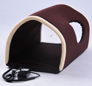 New Pawhut Electric Heated Dog or Cat Tunnel Pet Bed Kitty Puppy 