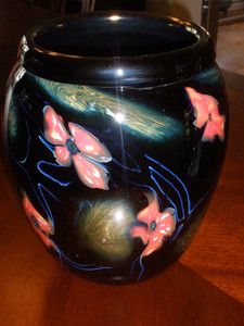 Charles Lotton Black Multiflora Vase Large