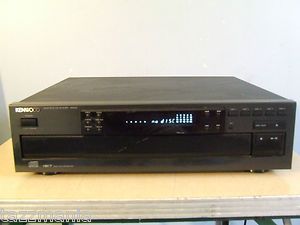 Tested Kenwood 5 Disc Carousel Compact Disc CD Player Model 103CD W 