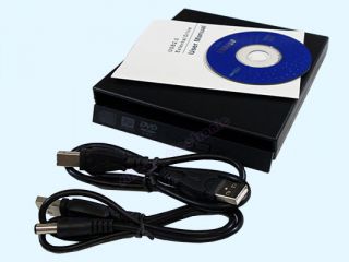 Laptop External USB 2 0 CD DVD ROM Portable Drive Enclosure IDE 