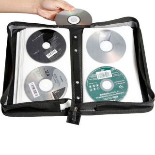   200 Disc CD DVD Storage Bag Holder Wallet Case R Media Storage