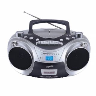  supersonic sc 709 portable  cd player with cassette recorder 