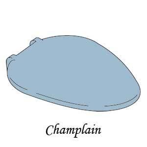 Cerulean Blue Toilet Seat for Kohler Champlain 4690 08