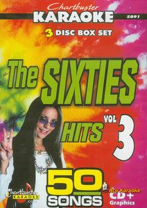 Chartbuster Karaoke CDG 3 Disc Pack CB5091 The Sixties Hits Vol 3