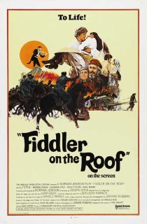   Roof Movie Poster 27x40 C Chaim Topol Norma Crane Leonard Frey