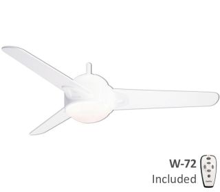 CASABLANCA 54 MODERN SNOW WHITE REMOTE Ceiling Fan HR 93011M