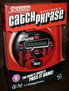 Scrabble Electronic Catch Phrase Game Brand New SEALED