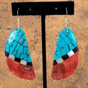   Domingo Shell Turquoise Earrings by Lorraine Cate SKU 219042