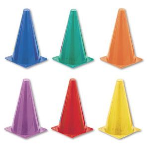 New Champion Sports 9 inch Colored Cones Set of 6