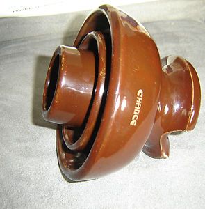 CHANCE Brown Ceramic Insulator ` ` ` ` ` ` ` `