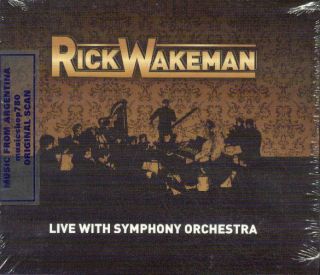 RICK WAKEMAN, LIVE WITH SYMPHONY ORCHESTRA. FACTORY SEALED CD.