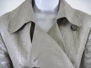 you are bidding on a charles gray gray metallic button blazer jacket 