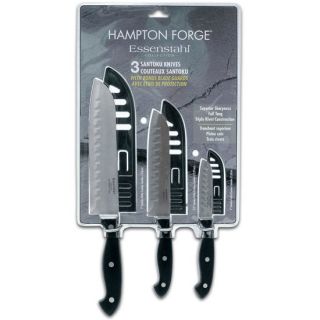 Essenstahl Santoku Knives Set 3 Piece by Hampton Forge