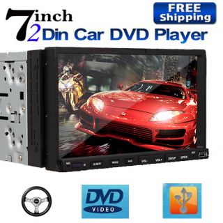   Touchscreen Car CD DVD Stereo Player Bluetooth iPod TV+Free Camera