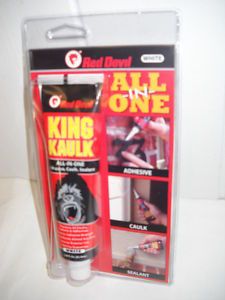 Red Devil King Kaulk All in One Adhesive Caulk Sealant