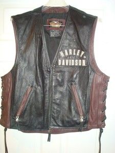 Harley Davidson 95th Anniversary Leather Vest (L)