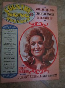   SONG ROUNDUP Song Hits Dolly Parton Willie Nelson April 1973 Charlton