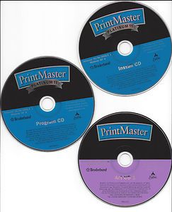   Print Master Printmaster 11 Platinum Edition 8 CD Set