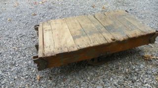 Vintage Factory cart table Charles E Francis CoMade in 1913 1920 