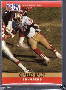1990 Pro Set Charles Haley 4 Fumbles Error 289