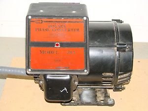 Cedarburg Rotary Phase Converter 5 HP Great Condition