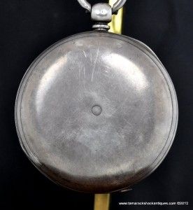 1881 R Murray New Zealand Sterling Silver Hunters Case Pocket Watch 