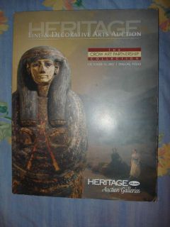 Antique Fine Decorative Art Auction Catalog Egyptian