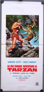 ET27 Tarzan Greatest Adventure Gordon Scott Poster ITA