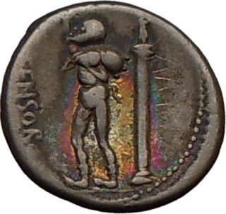 Roman Republic L. Censorinus SATYR MARSYAS APOLLO Ancient Silver Coin 