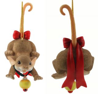 CHARMING TAILS   Nothing Decorates the Season Like   Ornament RARE 