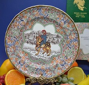 Masons Ironstone Chaucers Canterbury Tales Series Cabinet Plate The 