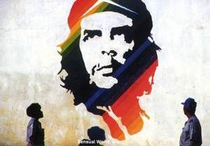 Che Guevara Postcard Cuba Mural Marxist Revolutionary