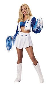   Cheerleader NFL Skirt Dress Up Sexy Adult Halloween Costume