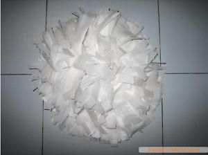 Cheerleading Pom Poms 6×1 9cm White Dualhead 20pcs Ctn