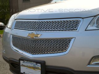 2009 2010 Chevy Traverse 2pc ABS Grille Grill Overlay