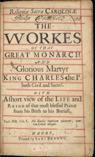 1648 King Charles Works Martyr Civil Sacred Speeches Thomas Stanton 