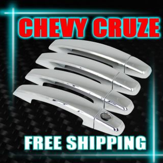For 2009 2011 Chevrolet Cruze Spark Captiva Chrome Side Door Handle 