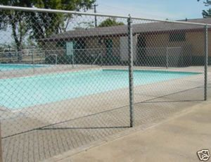100 Chain Link Pool Safety Fence 6 Feet High