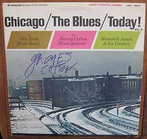 Chicago The Blues Today Vol 2 LP with James Cotton SIGNATURE