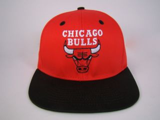 Chicago Bulls Snapback Hat Red NBA Michael Jordan