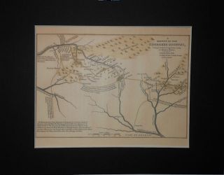 Cherokee Indian Country 1750 Matted Reprint Map Tennessee Georgia 