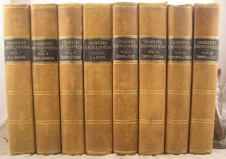 chambers s encyclopedia 1887 maps engravings 8 vols chambers s 