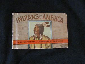   INDIANS OF AMERICA 94 Color Pic by Lillian Fazzini Chief Dan Beard Fwd