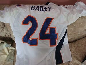 Champ Bailey Denver Broncos 24 White Game Jersey XXL Size 54