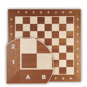 Professional Tournament Chess Board No 4 pieces wooden new weighted 