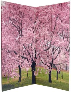 ft Tall Double Sided Cherry Blossoms Room Divider