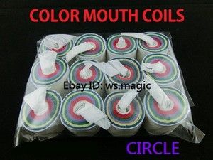   Multi Color Paper Mouth Coils Close Up Stage Kids Magic Trick