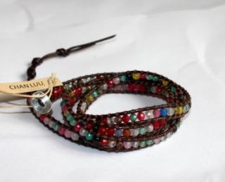 Chan Luu Multi Wrap Bracelet on Natural Brown Leather Christmas Gift 